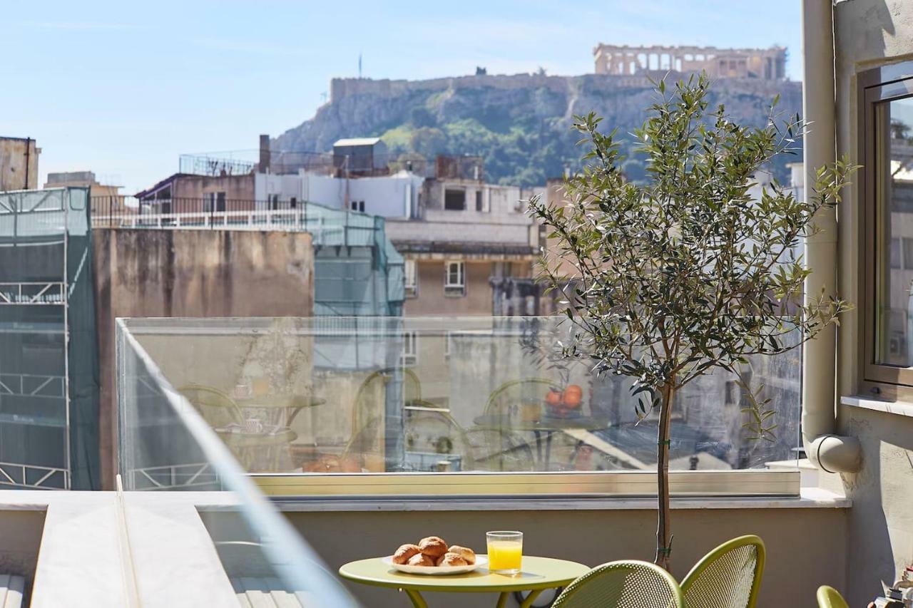 Spacious Suite W. Huge Balcony + Acropolis View Athènes Extérieur photo