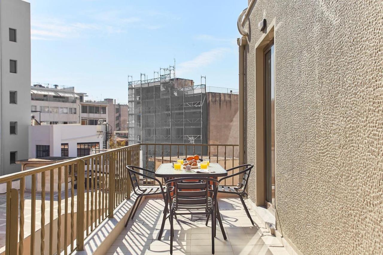 Spacious Suite W. Huge Balcony + Acropolis View Athènes Extérieur photo